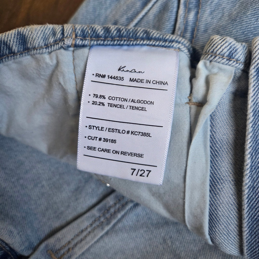 Kancan High Rise Paper Bag Jeans