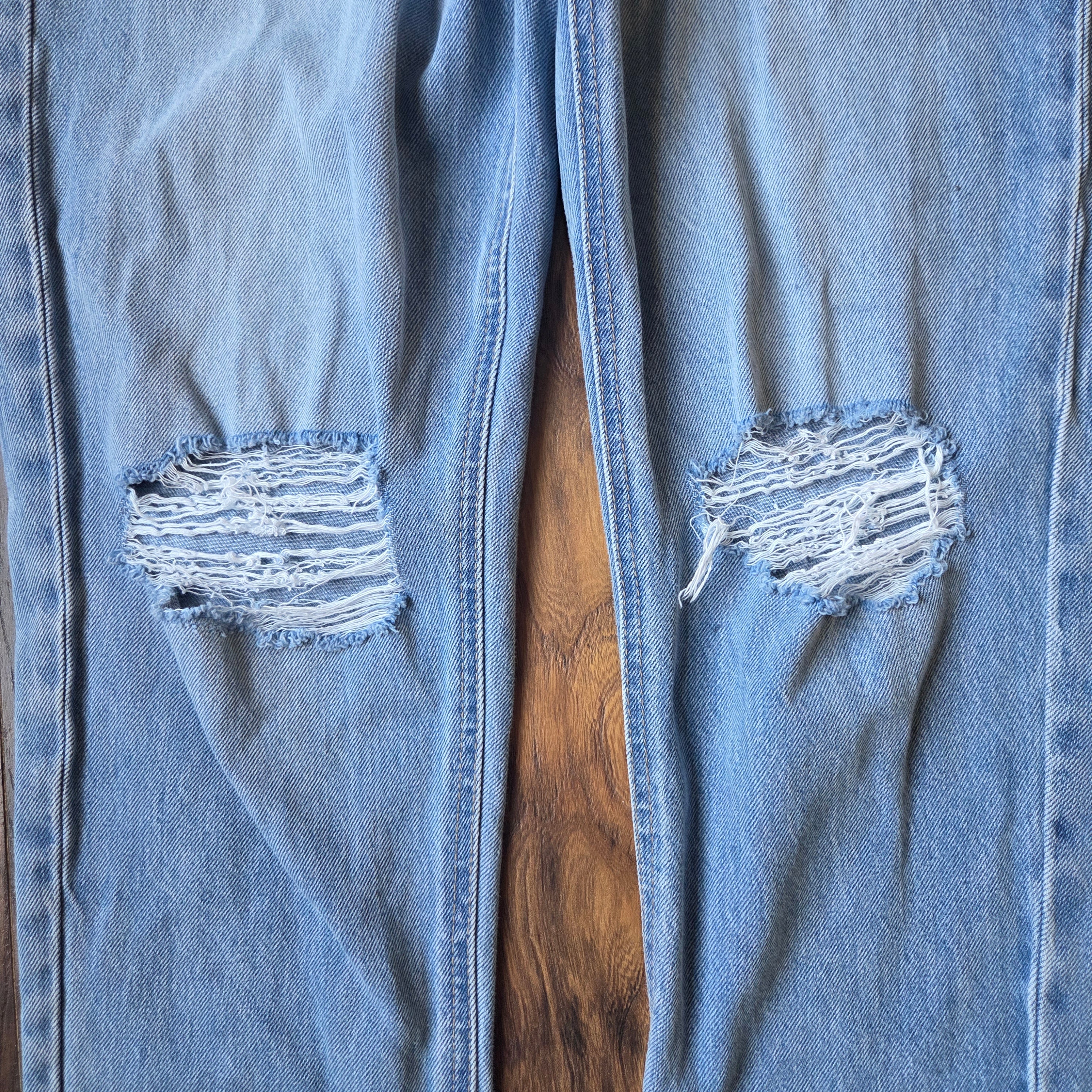 Kancan High Rise Paper Bag Jeans