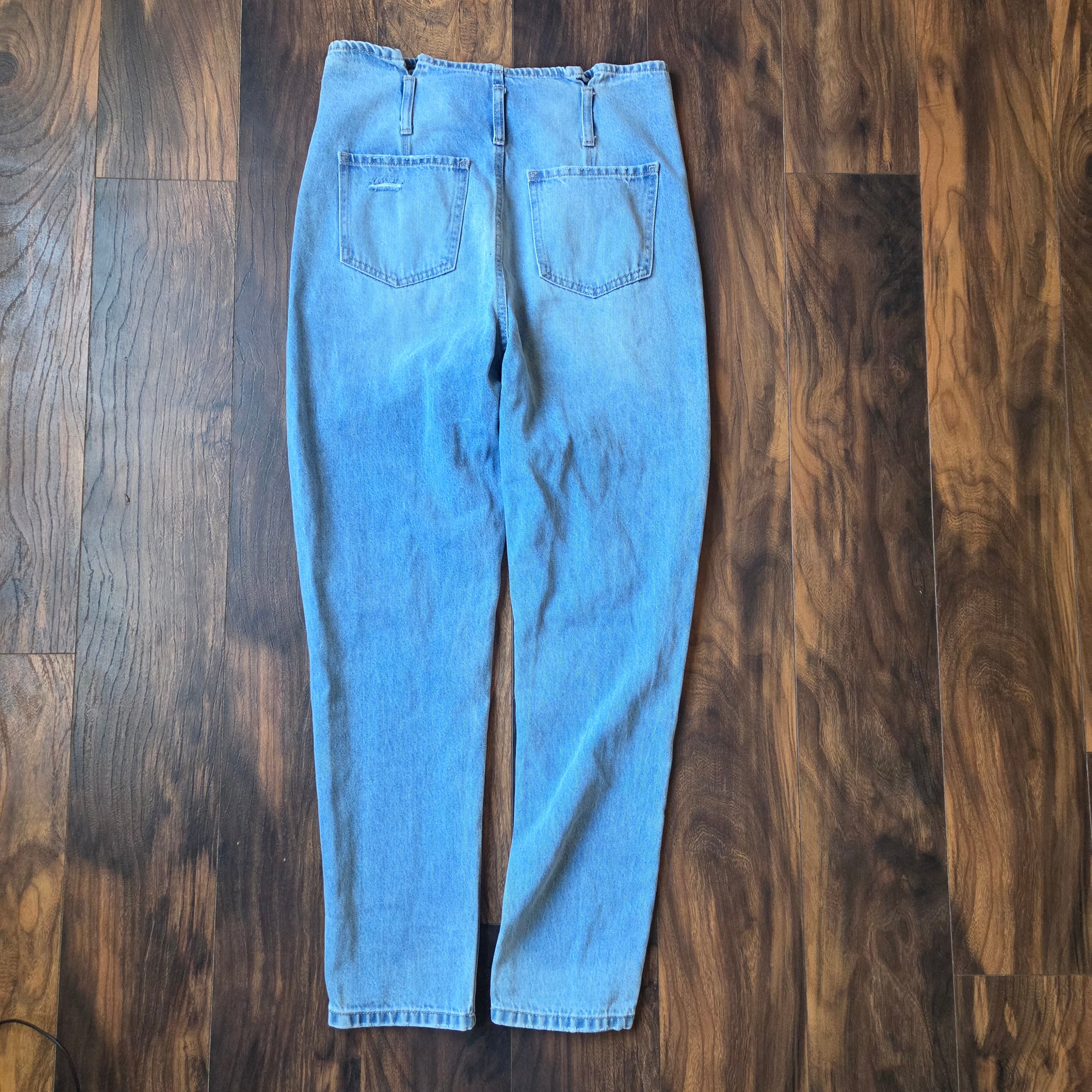 Kancan High Rise Paper Bag Jeans