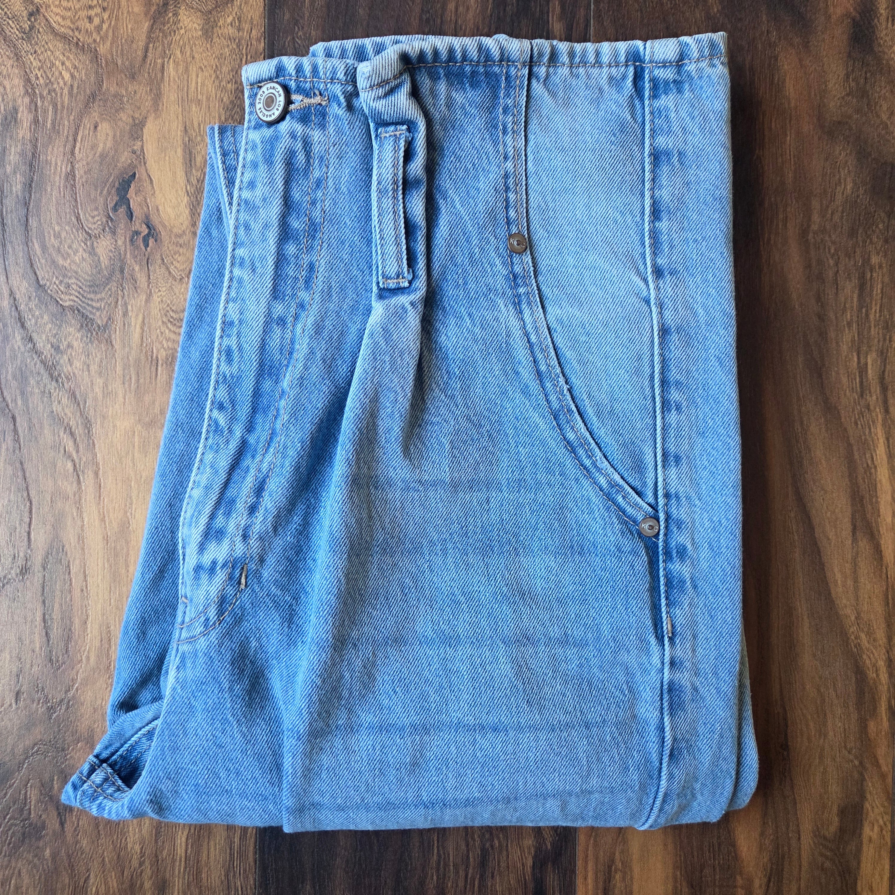 Kancan High Rise Paper Bag Jeans