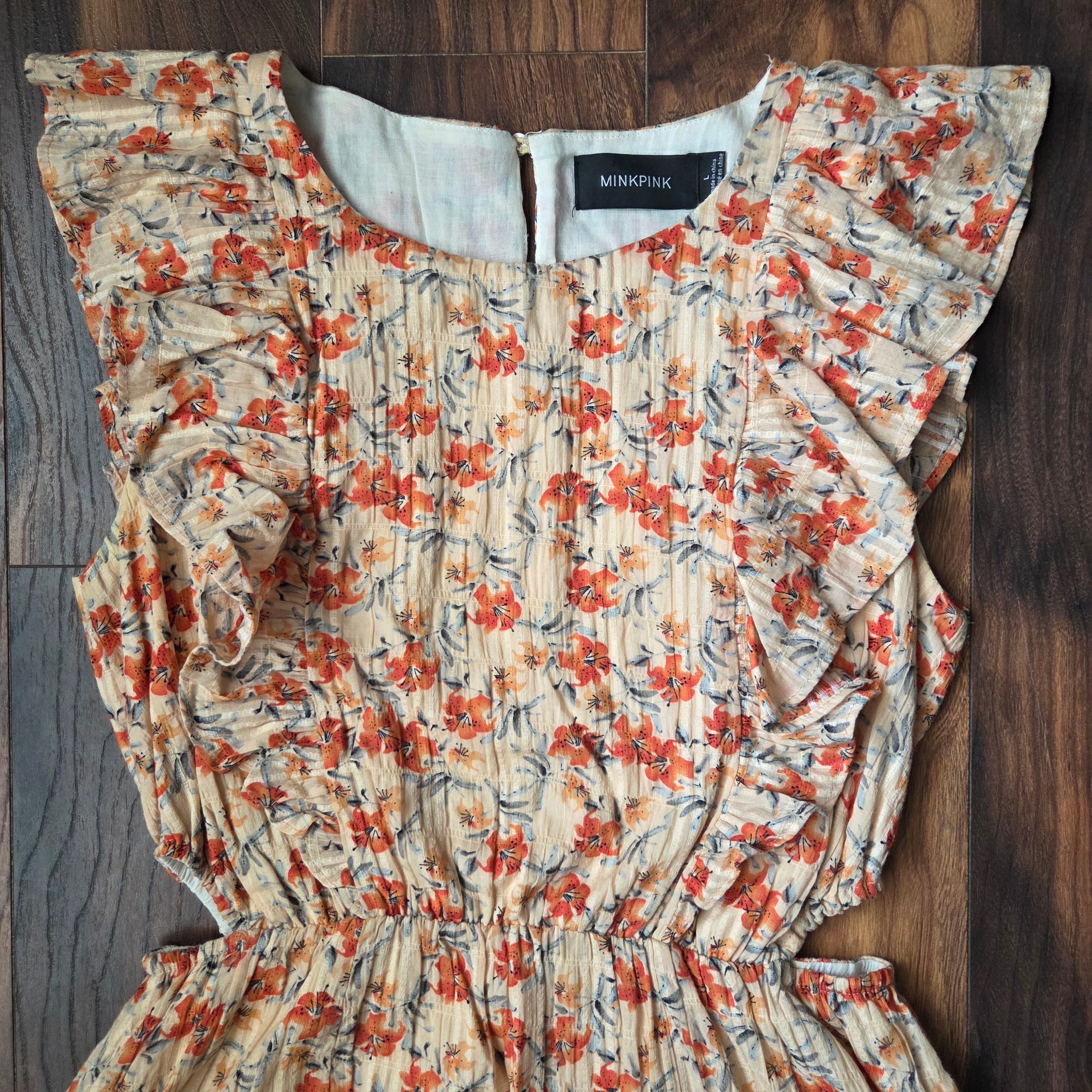 Revolve Mink Pink Floral Mini Dress