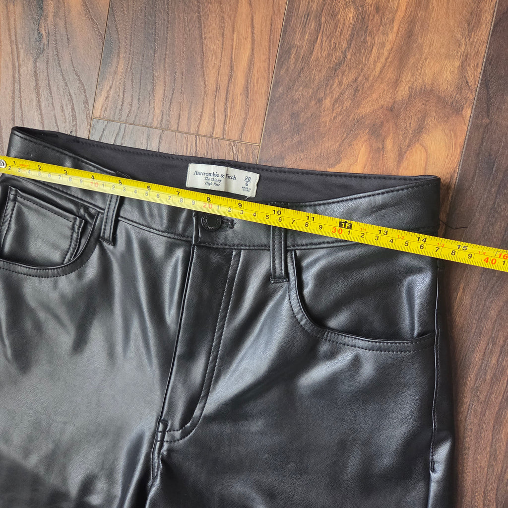 Abercrombie & Fitch Skinny Vegan Leather Pants