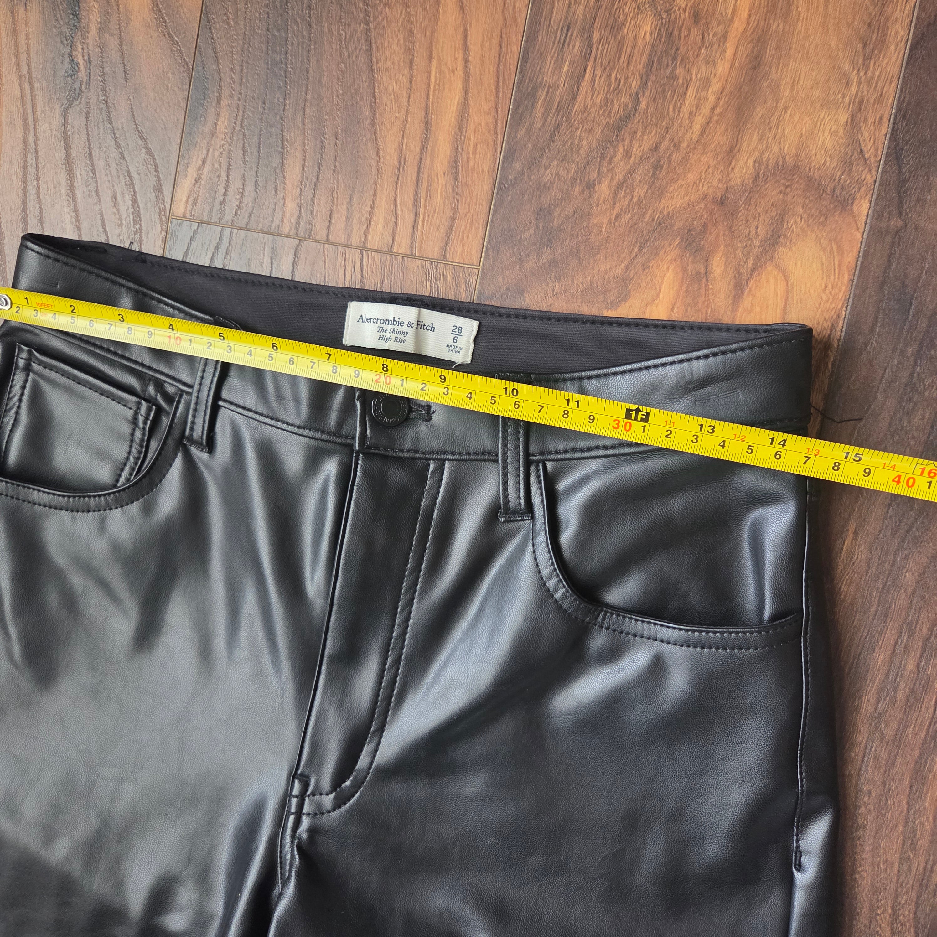 Abercrombie & Fitch Skinny Vegan Leather Pants