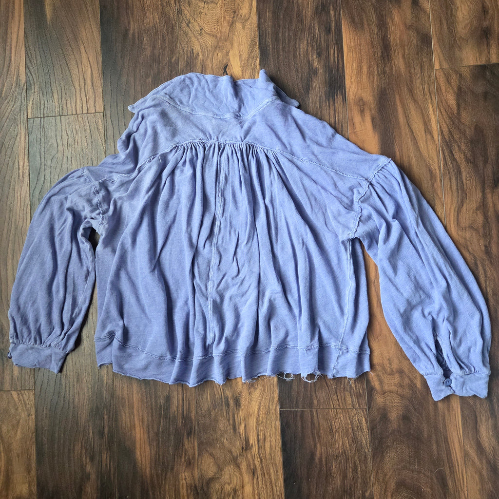 Free People We The Free Medium Oversized Cropped Long Sleeve