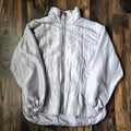 Vintage EVR DIV Rousso 100% Silk Purple Bomber Jacket