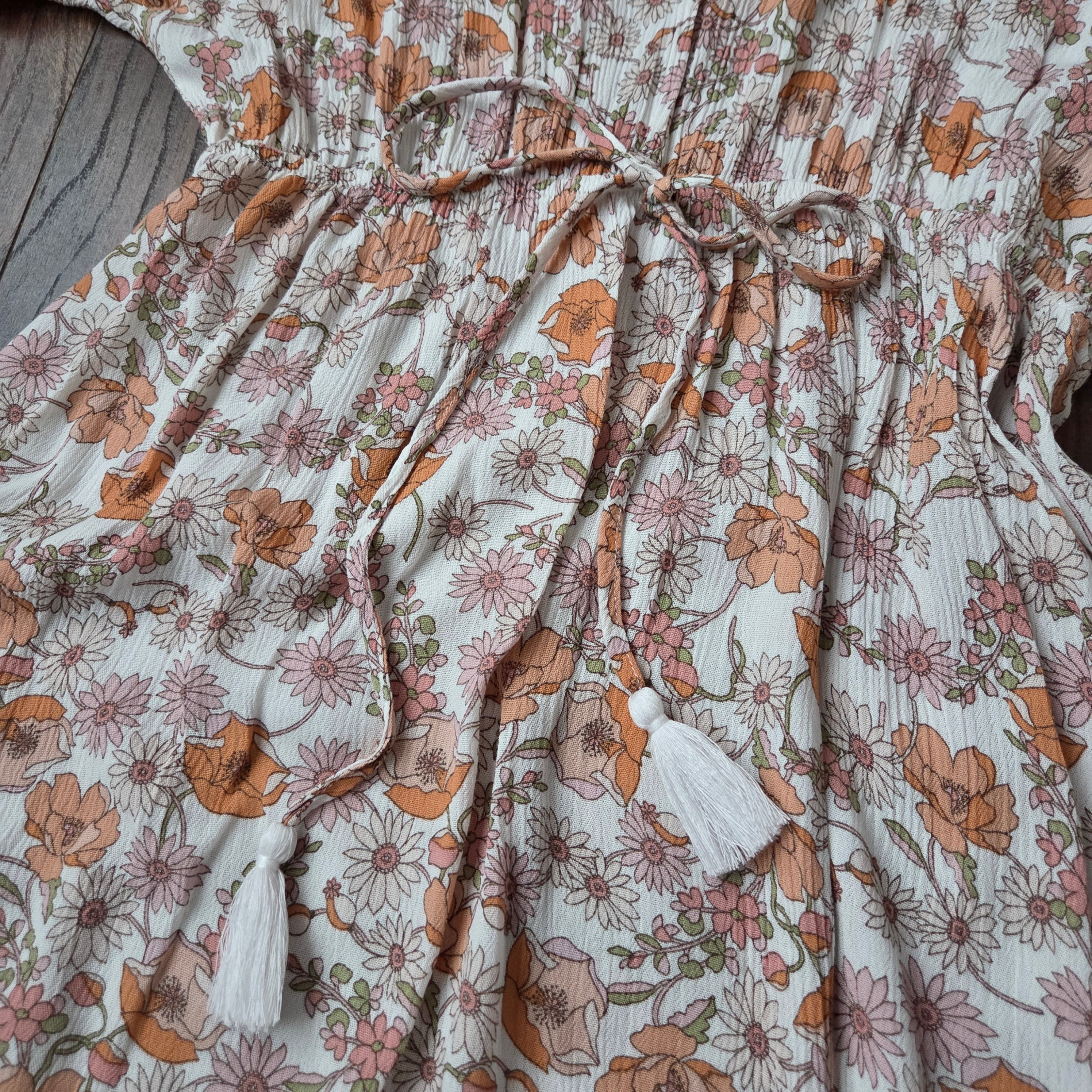 Mittoshop Floral Print Maxi Dress