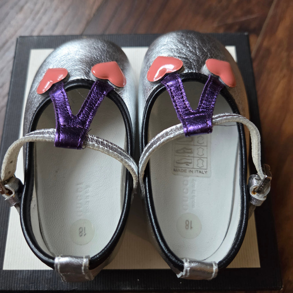 Gucci Ballet Flats with Cherry Heart