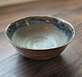 Handmade Pottery Stoneware Art Pottery Bowl Brown Blue Decorative Artist Stamped